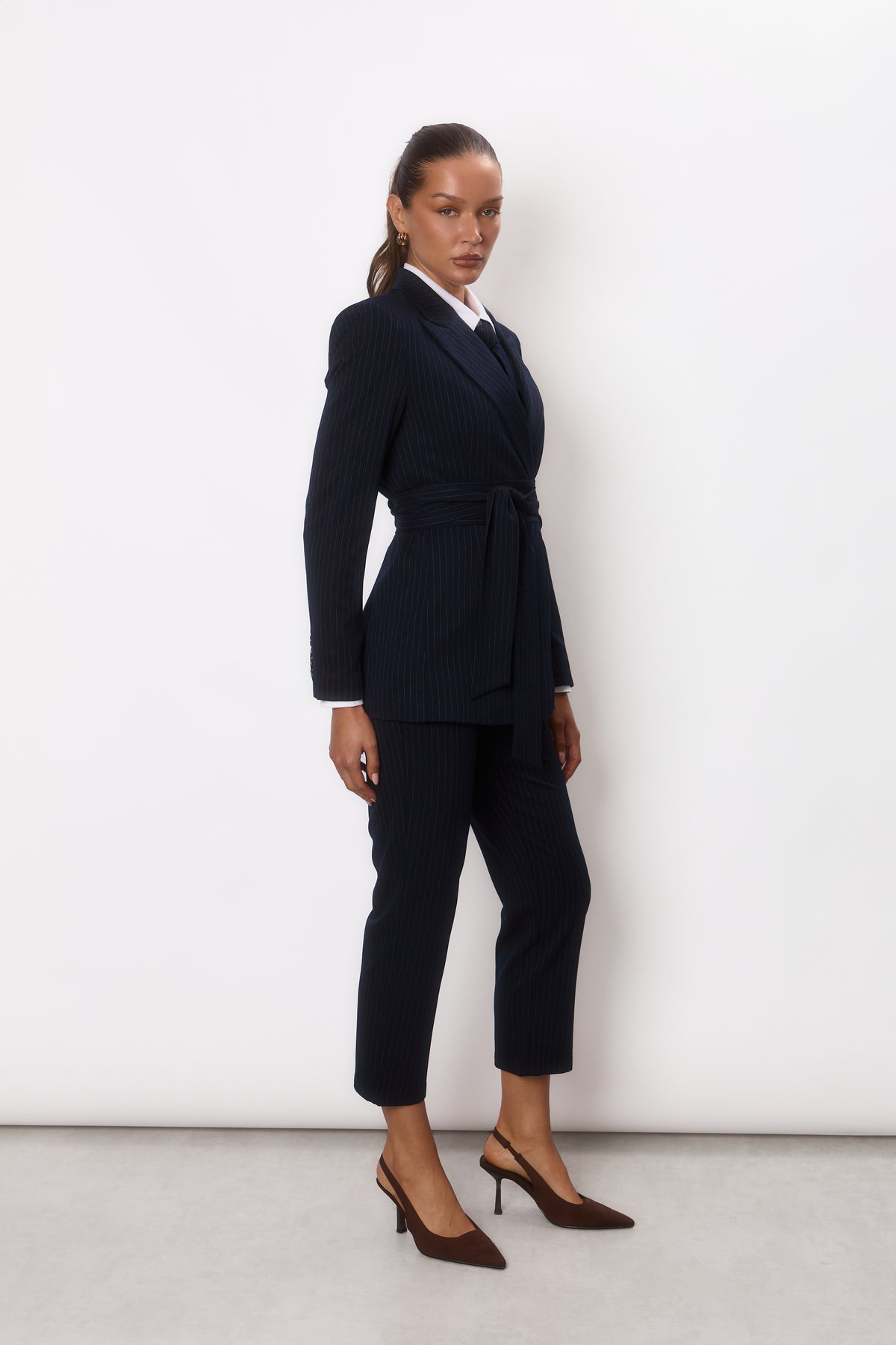 Pinstripe Blazer