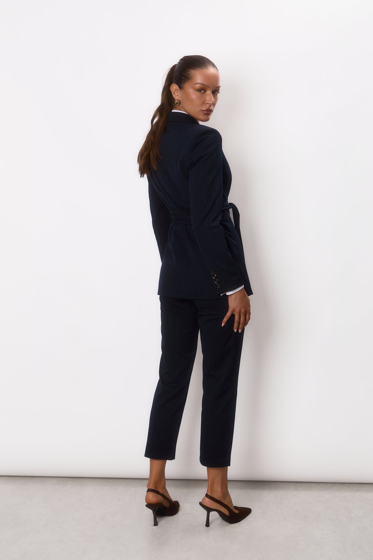 Pinstripe Blazer